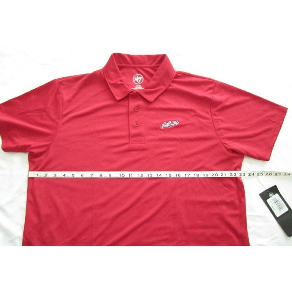 New W/ Defect 47 Ace Cleveland Indians Discontinued Logo Polo Shirt Sz XL - Picture 6 of 9
